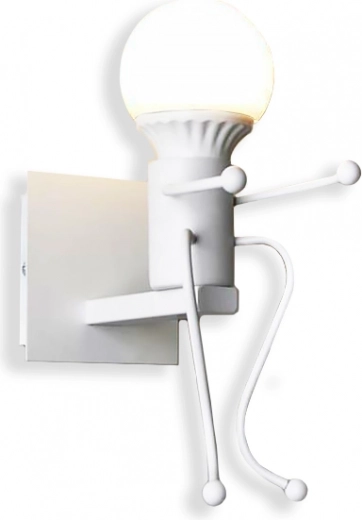 Metal construction in white