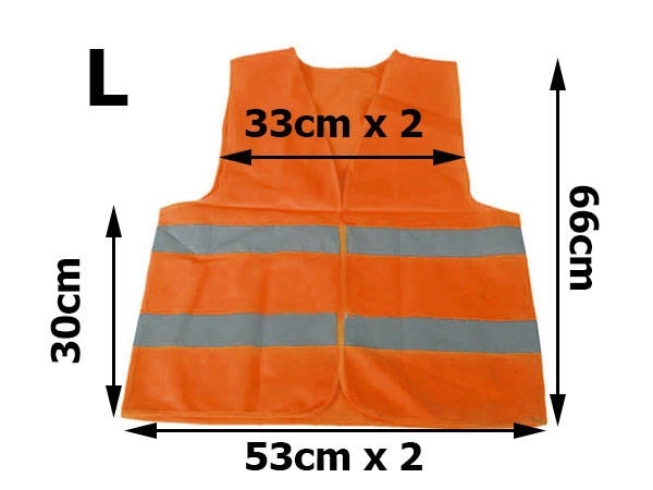 Warning Reflective Vest Orange