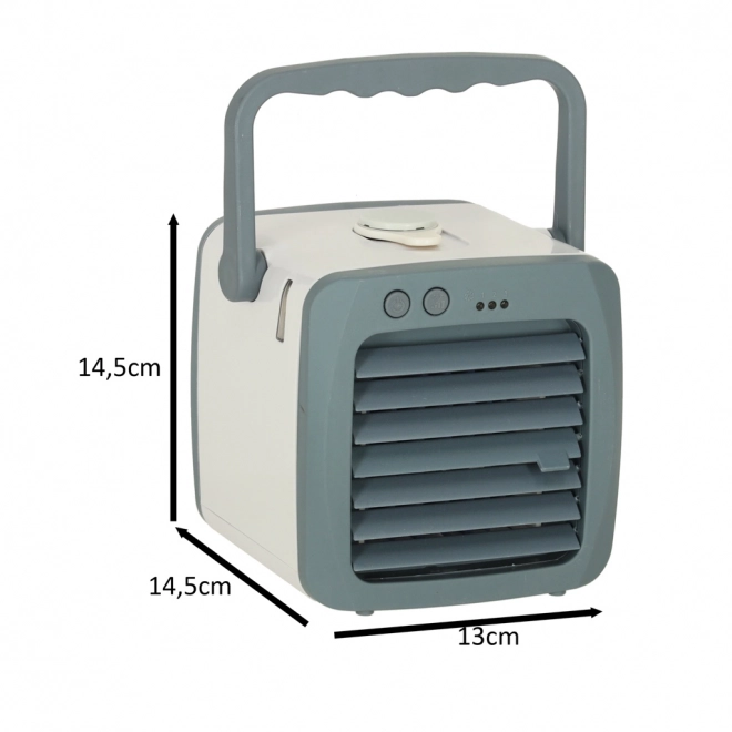 Portable Air Conditioner Table Fan Humidifier USB White