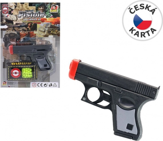 Kinderspeelgoedpistool met balletjes 11 cm
