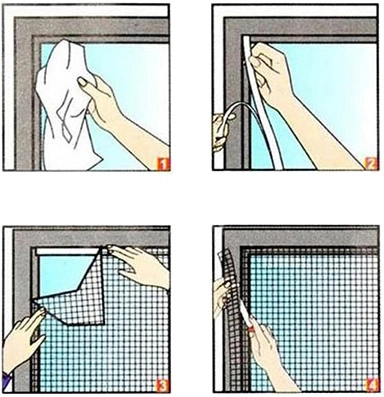 Quick and clean installation with hook-and-loop tape