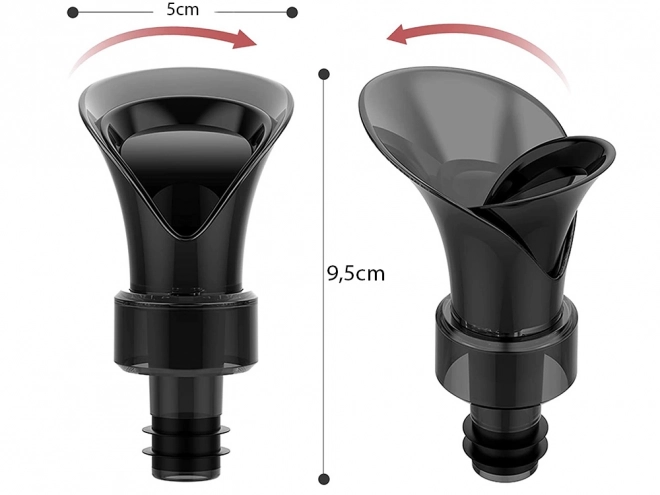 Wine and Vodka Bottle Pourer and Stopper 2-in-1