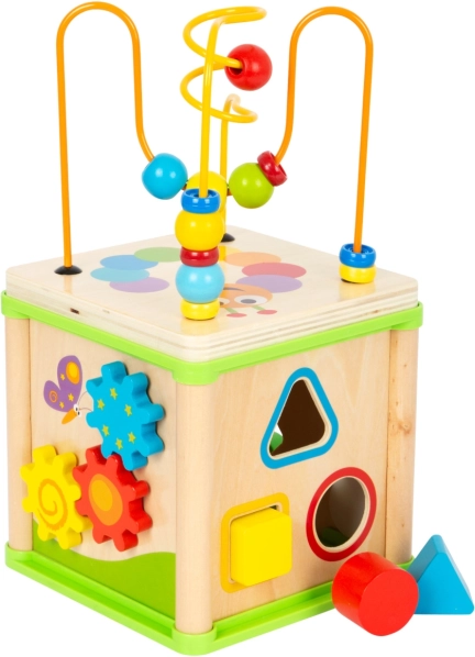 Wooden Activity Cube Meadow small foot