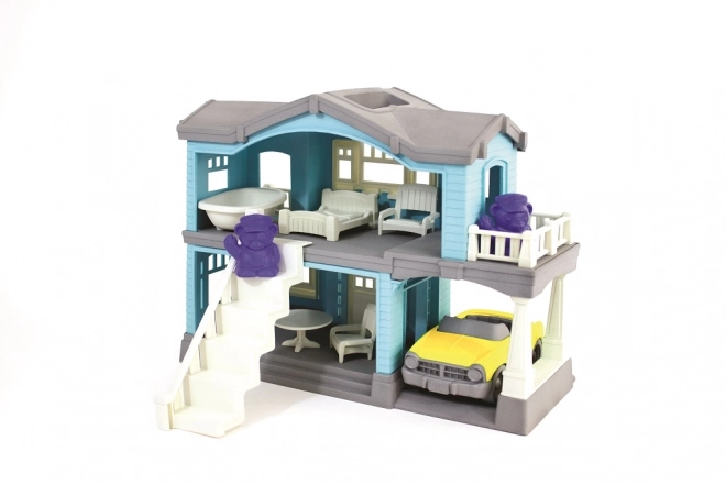 Poppenhuis Green Toys Blauw