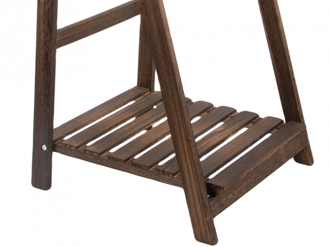 Houten ladderstandaard voor planten