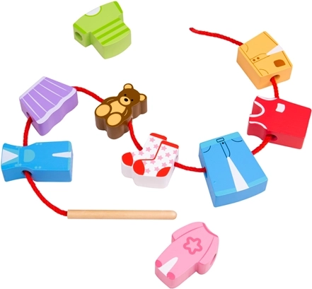 Set for Beading Clothes Bigjigs Toys