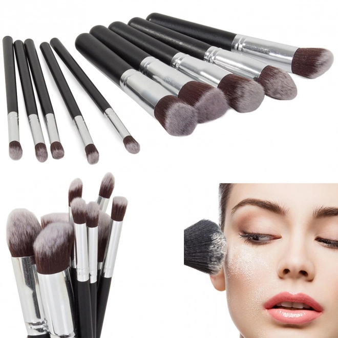 Set professionele make-up kwasten