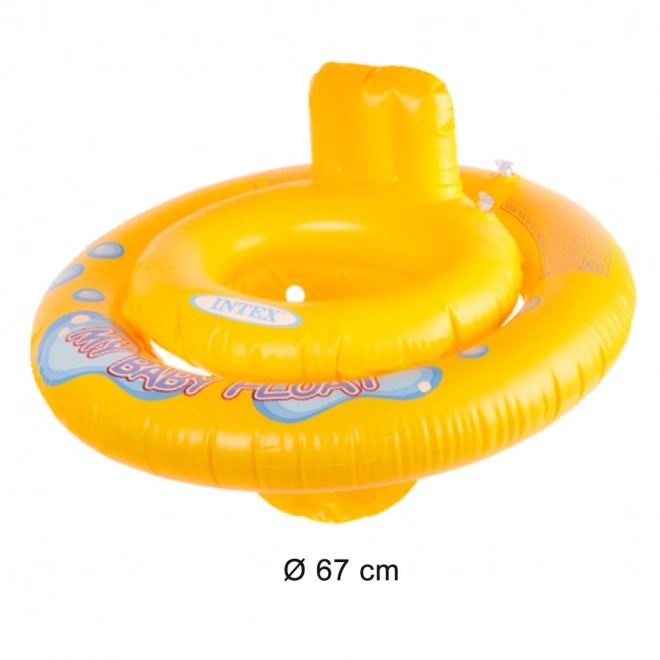 INTEX bouée gonflable avec siège pour enfants ponton 67cm 6-18 mois