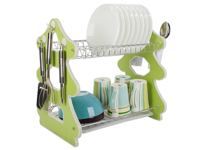 Cutlery organizer and hooks