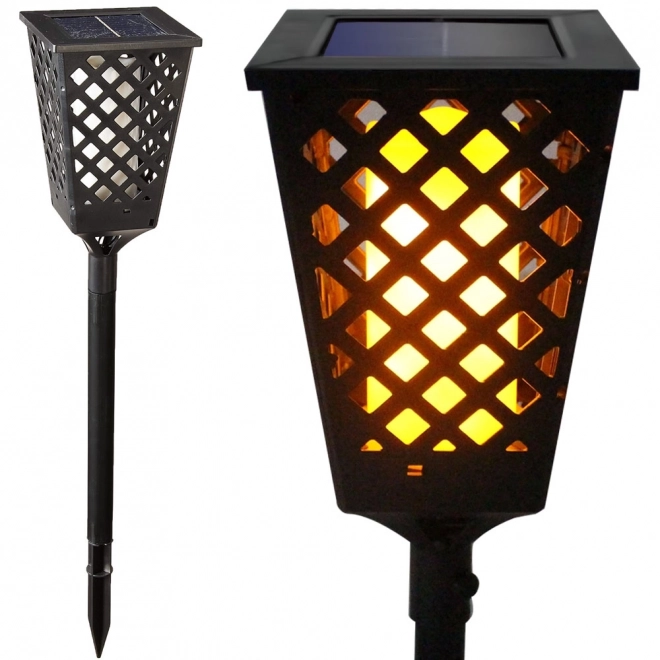 Solar tuinlantaarn met vlam effect