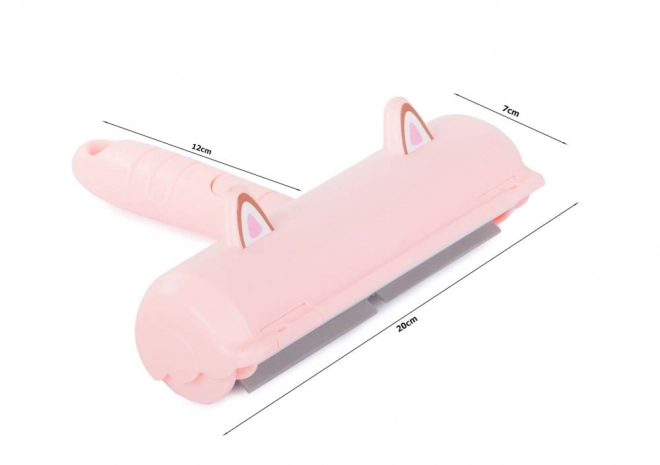 Roze roller voor het verwijderen van haren