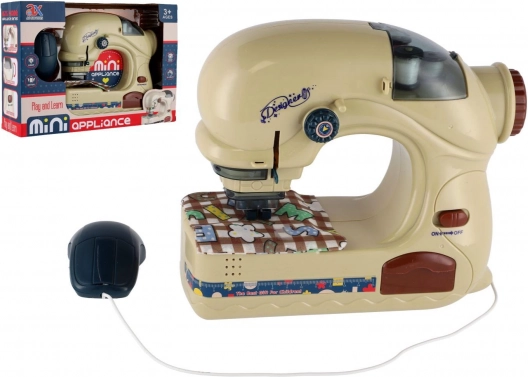 Kindernaaimachine met licht op batterijen 20 cm