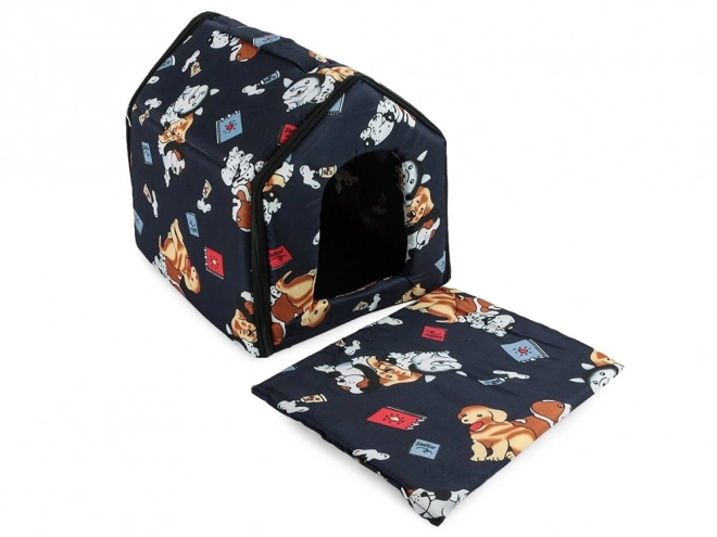 Stabiel mandje voor honden en katten met afbeeldingen