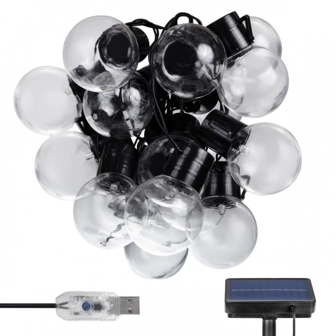 Solar-Girlande LED Gartenleuchten Maclean