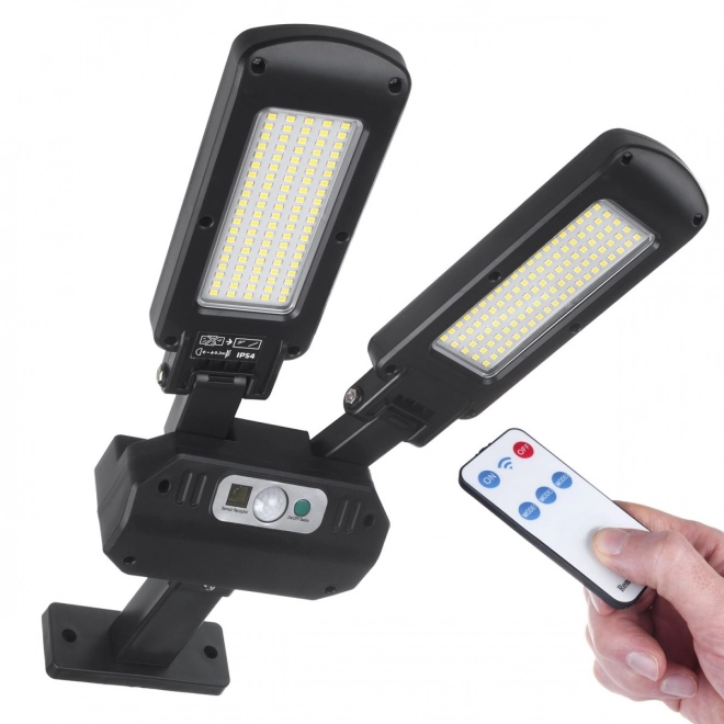 Zon LED straatlamp met sensor en afstandsbediening