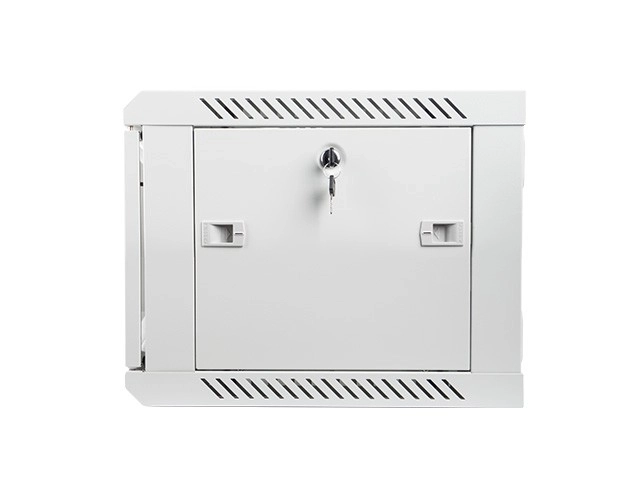 Hangende Kast 19'' 6U 600x450 mm Grijs met Glazen Deuren