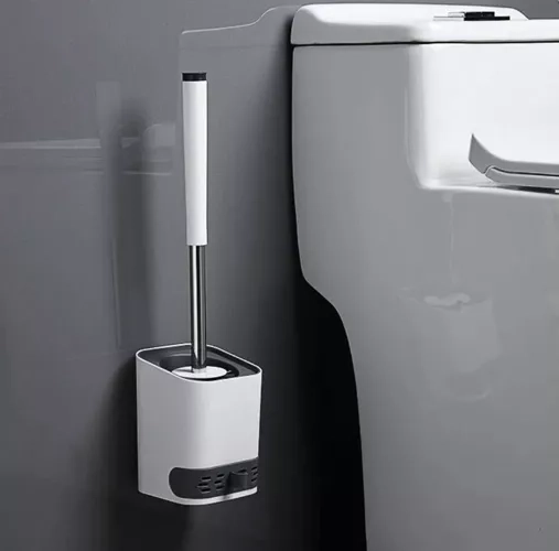 Ruhhy siliconen toiletborstel voor badkamer 23808