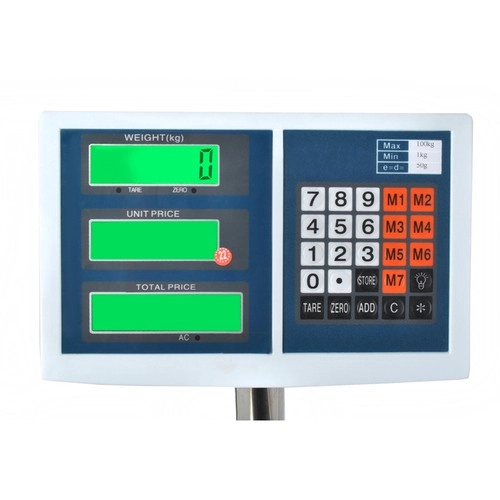 Hintergrundbeleuchtetes LCD und TARA-Funktion