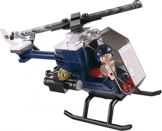 Sluban Police 4en1 hélicoptère – mini-construction