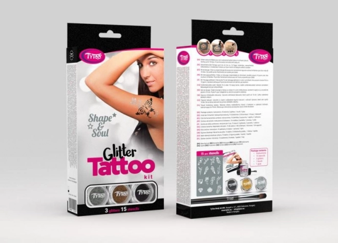 Set van glittertatoeages TyToo Shape&Soul