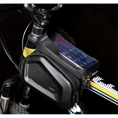Cycling Bag for Phone with Waterproof Case and Sunshade