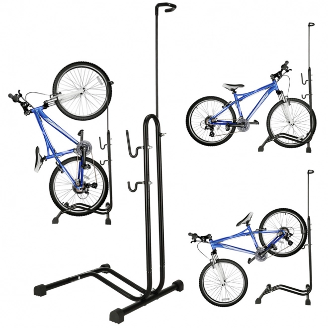 Metalen fietsenstandaard in zwarte kleur