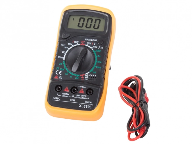 Digitale multimeter voor het meten van spanning en stroom