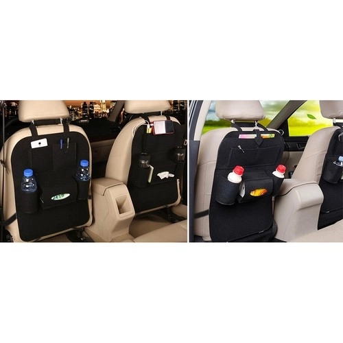 Praktische vilten autostoelorganizer