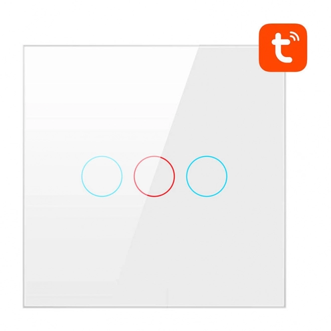 Interrupteur WiFi intelligent Avatto 3 voies blanc