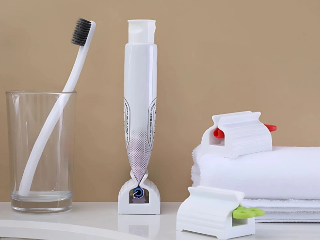 Tube-uitknijper voor crèmes en tandpasta