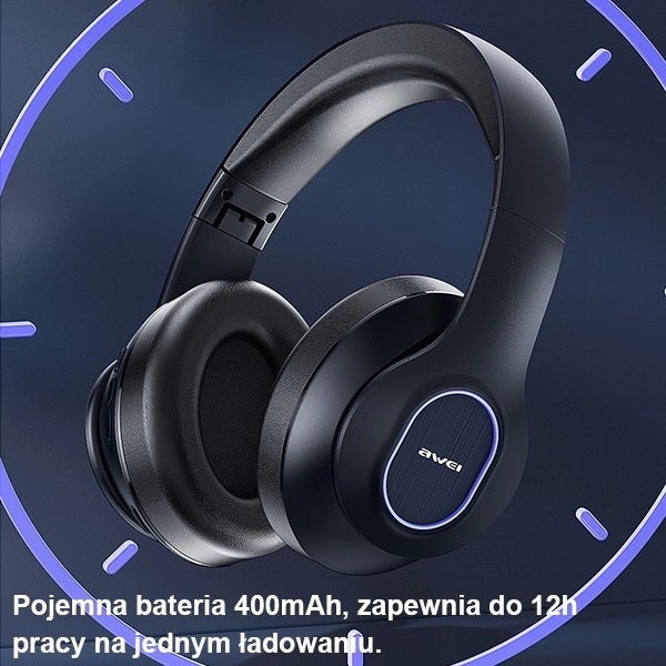 Wireless Headphones Awei Bluetooth Black