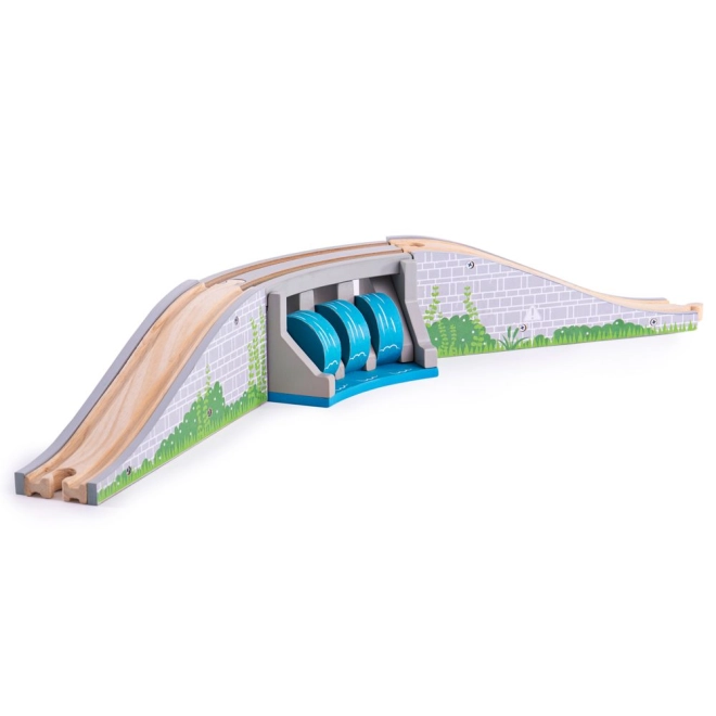 Interactieve houten brug