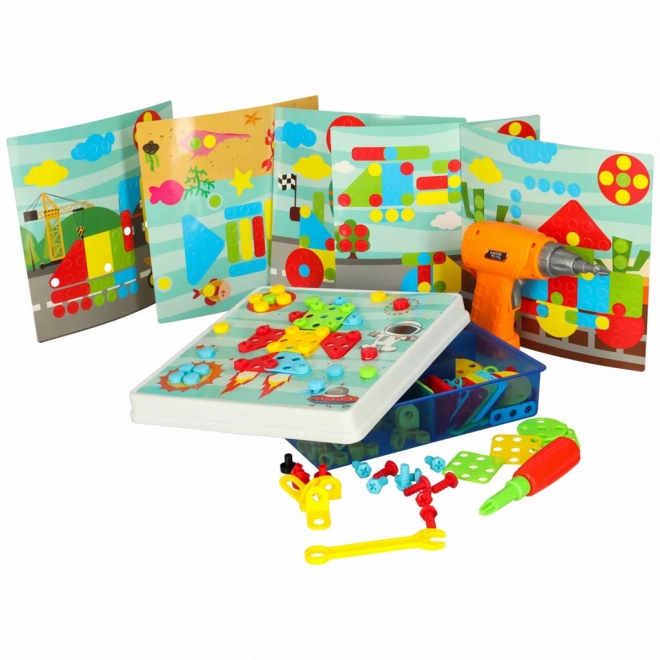 Kit de construction à vis en plastique - 261 pièces