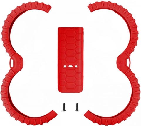 Protective cover and propeller guard for DJI Avata 2 by Sunnylife (red)