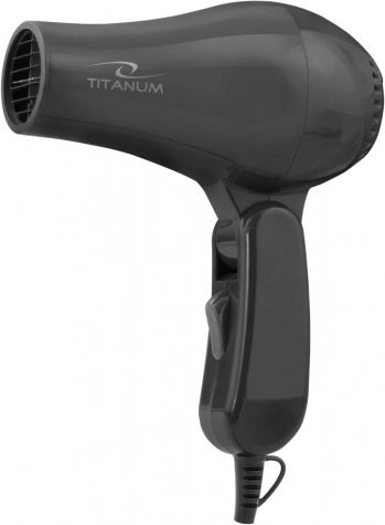 TITANUM GAIA Travel Hair Dryer, Black