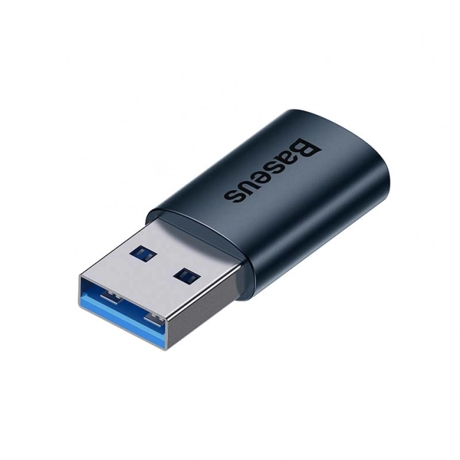 Adapter Baseus USB-A naar USB-C – Blauw