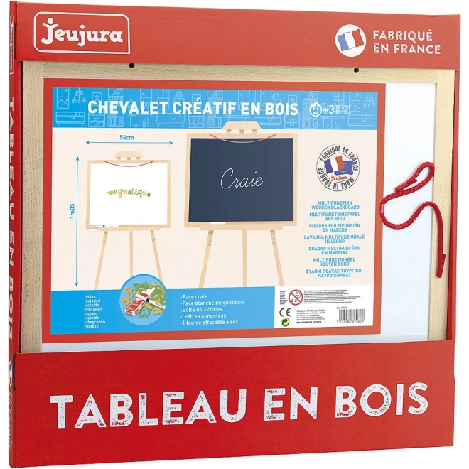Jeujura houten standaard met multifunctioneel bord