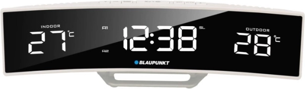 FM-radio wekker met alarm en thermometer