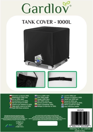 Abdeckung für IBC-Tank 1000l - Plane für Tank GARDLOV