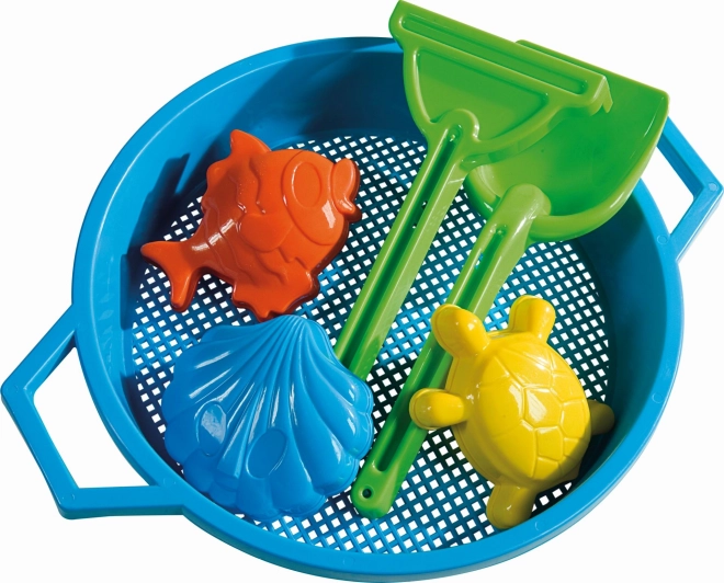 Sand Sieve with Accessories - Blue