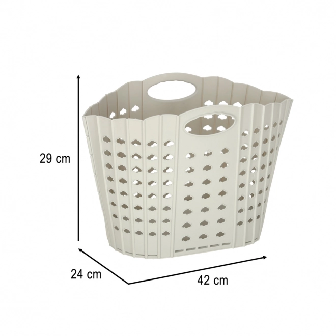 Opvouwbare wasmand badkamerorganizer grijs