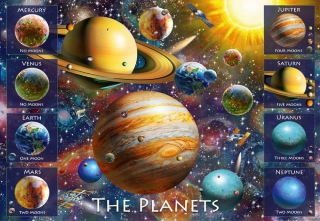Puzzel Ravensburger Planeten 100 stukjes