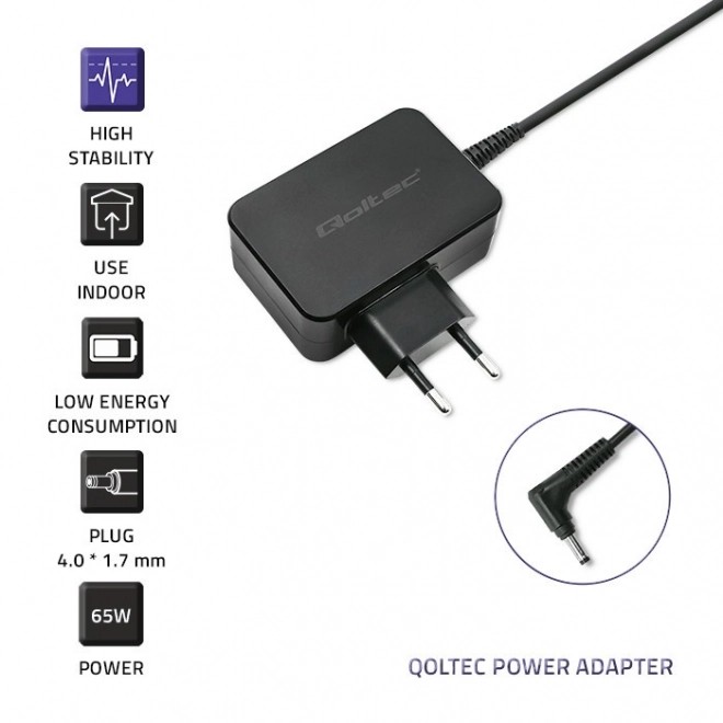 Opladeradapter Qoltec voor Lenovo 65W 20V 3.25A