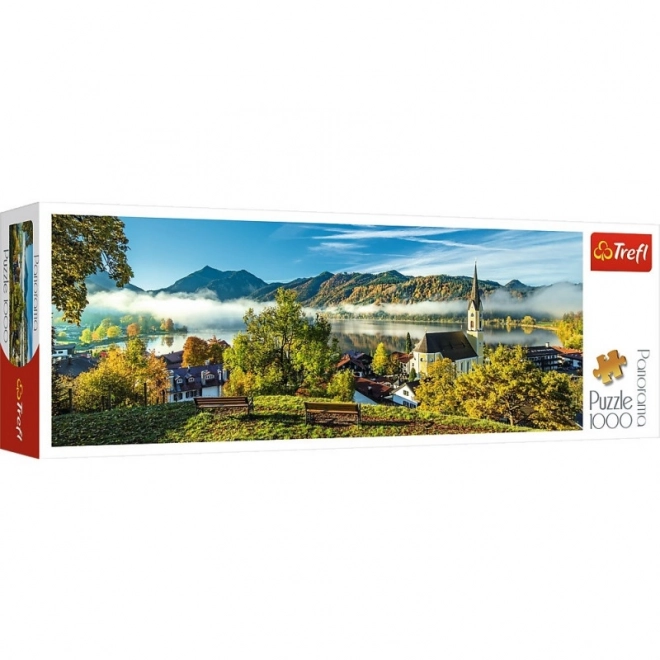 Panoramische puzzel meer Schliersee 1000 stks