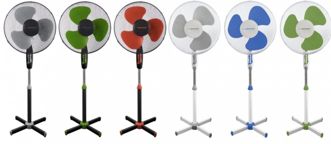 Staande ventilator Hurricane zwart