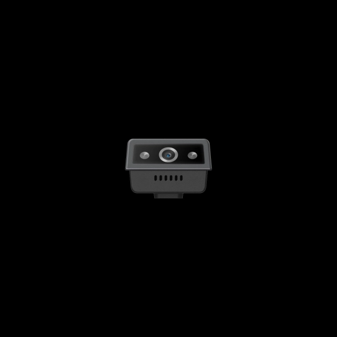 Sonnette vidéo avec deux caméras noire