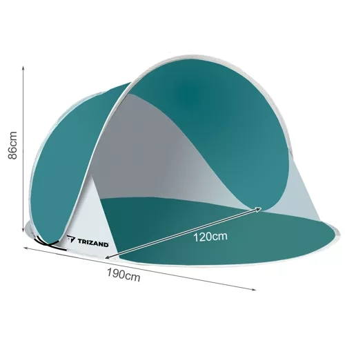 Strandtent 190x86x120cm Trizand 23856