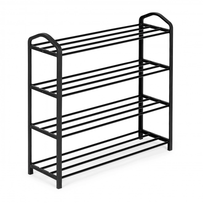 Metalen schoenenrek met vier planken