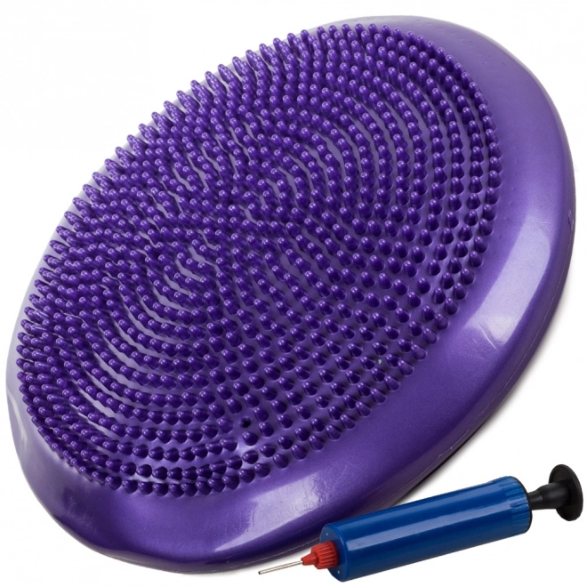 Beret sensorisch kussen fitness schijf – Fialový