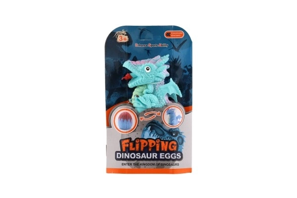 Transformerende dinosaurus met eitje 15 cm